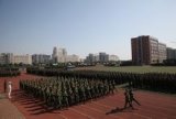 武漢交通職業(yè)學(xué)院學(xué)生軍訓(xùn)圖