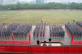 武漢南華光電職業(yè)技術(shù)學(xué)校軍訓(xùn)檢閱