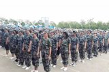 湖北中南技工學(xué)校新生軍訓(xùn)
