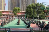 武漢楚聯(lián)職業(yè)技術學校新生軍訓