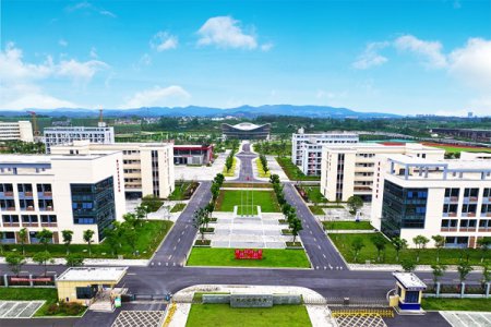 荊門(mén)通用航空職業(yè)技術(shù)學(xué)院校園鳥(niǎo)瞰
